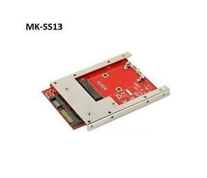 Latch mSATA to 7mm 2.5" SATA Device Converter with Metal Frame