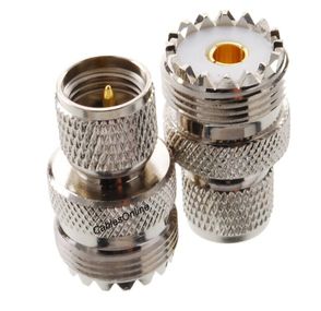 Mini-UHF Male to UHF SO239 Female RF Coaxial Adapter