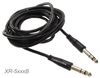 1/4" (6.3mm) Stereo TRS Male to Male Shielded Instrument Pro Audio Cable