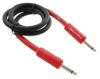 1/4" Male/Male Pig-Hog 8mm/OD 14-AWG wire Speaker Cable