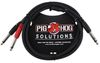1/4" TRS Male to Dual Mono TS Male (TIP/RING) Insert Cable