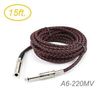 15ft CablesOnline 1/4" Mono Male to Female Woven Guitar/Bass Extension Cable