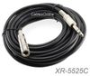 25ft 1/4" TRS Female to 1/4" TRS Male Headphone Extension Cable