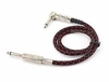 CablesOnline 1/4" Mono Male to Right-Angle Male Woven Guitar/Bass Cable