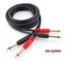 6ft Kirlin Dual 1/4" TS Mono Male to Male Plug Noise Free Audio Cable