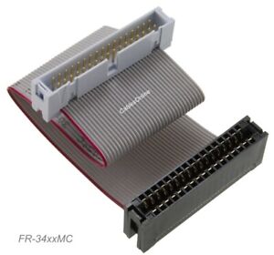 IDC 34-Pin Male to Card-Edge 34-Pin Female 2.54mm-Pitch 34-wire Extension