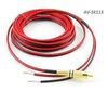 15ft CablesOnline 18 AWG Speaker Wire Single Cable with RCA Male Plug