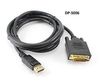 6ft DisplayPort Male to DVI-D Male 28AWG Adapter Cable
