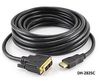 25ft DVI-D Male to HDMI Male Single Link Monitor Cable