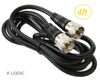 4ft RG8X Coax UHF (PL259) Male to Male 50 ohm Antenna Cable