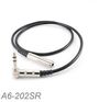 2ft Right-Angle 1/4" Stereo 6.3mm Male/Female Audio Extension Cable