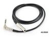 6ft Right-Angle 1/4" Stereo 6.3mm Male/Female Audio Extension Cable