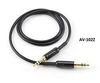 2ft TRS 3.5mm Stereo Male/Male Slim Connector Audio Cable