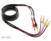 2ft 12AWG 2 Banana Plugs to 4 Banana Plugs Preminum Bi-Wire Speaker Cable 2ft 12AWG 2 Banana Plugs to 4 Banana Plugs Preminum Bi-Wire Speaker Cable