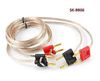 6ft 14AWG Pair-Wire Dual Banana Plug to Dual Banana Plug Speaker Cable Set 6ft 14AWG Pair-Wire Dual Banana Plug to Dual Banana Plug Speaker Cable Set