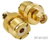 UHF SO-239 Female to SMA Male 50-ohm Coaxial RF Adapter, CablesOnline RF-M132G