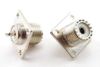 UHF Female Jack SO-239 Bulkhead Panel Chassis Mount Connector
