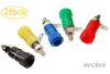 25pcs 5-Color 4mm Banana Binding Post Speaker Terminals