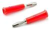 4mm Banana Plug Connector with Red Plastic Handle