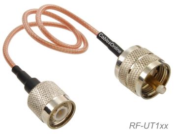 UHF PL259 Male to TNC Male RG316 Cable