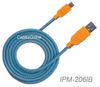 6ft Braided Hi-Speed USB A Male to Micro-B Male Device Cable, Blue/Orange 6ft Braided Hi-Speed USB A Male to Micro-B Male Device Cable, Blue/Orange