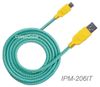 6ft Braided Hi-Speed USB A Male to Micro-B Male Device Cable, Teal/Yellow 6ft Braided Hi-Speed USB A Male to Micro-B Male Device Cable, Teal/Yellow