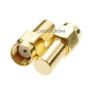 RP-SMA Male 50-Ohm Coaxial Termination Load, Brass Gold Plated RP-SMA Male 50-Ohm Coaxial Termination Load, Brass Gold Plated