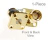 SMA Male Panel Mount Gold Solder Post Connector RF Adapters SMA Male Panel Mount Gold Solder Post Connector RF Adapters