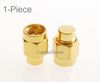 SMA Male 50-Ohm Coaxial Termination Load, Brass Gold Plated SMA Male 50-Ohm Coaxial Termination Load, Brass Gold Plated