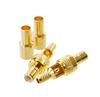 SMB Male Solder Crimp Connector w/ Window