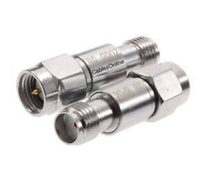 SMA Male to SMA Female 50&#937; Impedance 2W DC-6GHz 20dB Attenuator