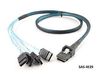 29" Internal Mini SAS (SFF-8087) M to 4x SATA 7-Pin F Forward Breakout Cable, BL 29" Internal Mini SAS (SFF-8087) M to 4x SATA 7-Pin F Forward Breakout Cable, BL
