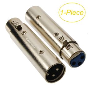 XLR 3-Pin Female to XLR 3-Pin Male Barrel Extension Adapter