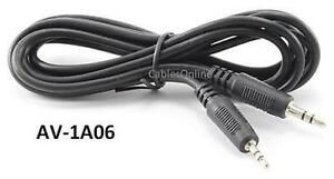 6ft 2.5mm Stereo Male to 3.5mm Stereo Male Audio Cable