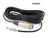 25ft 3.5mm Mono Plug to 3-Pin XLR Female Plug Audio Cable