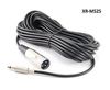 25ft 3.5mm Mono Plug to 3-Pin XLR Male Plug Audio Cable