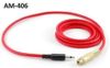 6ft 3.5mm Mono Male Plug to Single RCA Jack Audio/Video UltraFlex Red Cable