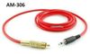 6ft 3.5mm Mono Mini Jack Plug to Single RCA Plug Audio/Video UltraFlex Red Cable