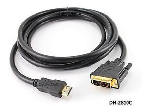 3ft DVI-D Male to HDMI Male Single Link Monitor Cable