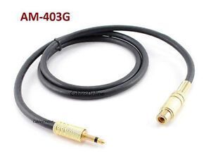 3ft 3.5mm Mono Mini Jack Plug to Single RCA Jack Audio/Video Gold-Plated Cable