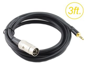 3ft iPod/MP3 3.5mm Male to DIN-7 Male Audio Cable for Bang & Olufsen System