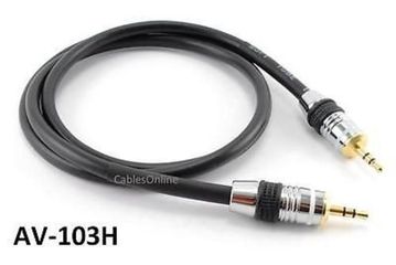 3ft Premium Pro 3.5mm (1/8") Stereo Audio Male/Male Cable
