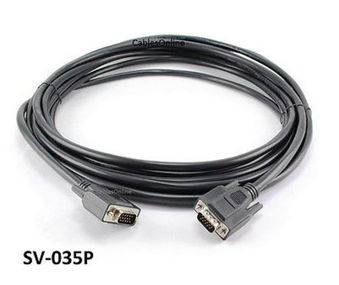 35ft Plenum (CMP) HD15 Super VGA Male/Male In-Wall Rated Monitor Cable
