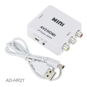 3-RCA Composite Audio/Video Input to HDMI Output Converter