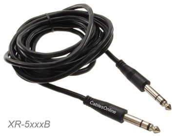 100ft 1/4" (6.3mm) Stereo TRS Male to Male Shielded Instrument Pro Audio Cable