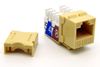 CAT6 RJ45 110-Type Keystone Jack, Yellow
