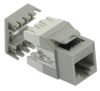 CAT6 RJ45 110-Type 180 Termination Keystone Jack, Gray