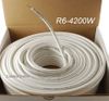 200ft RG6 Quad-Shield Flame Retardant PVC CM Rated Jacket Coax Cable, White