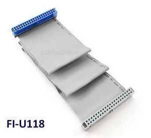 CablesOnline 18 inch 40-Pin 80-Conductor IDE Ultra DMA 1-Drive Cable