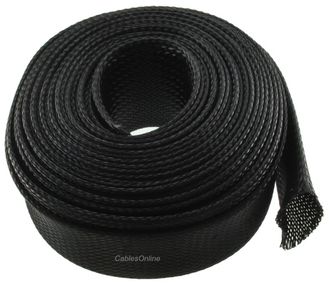2" (50.8mm) Diameter, 2" to 5" Expandable Braided Sleeving, per foot